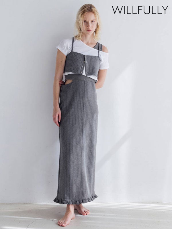 willfully セットアップワンピース SALE20%OFF】【即納】 ウィルフリー WILLFULLY ワンピース asymmetry