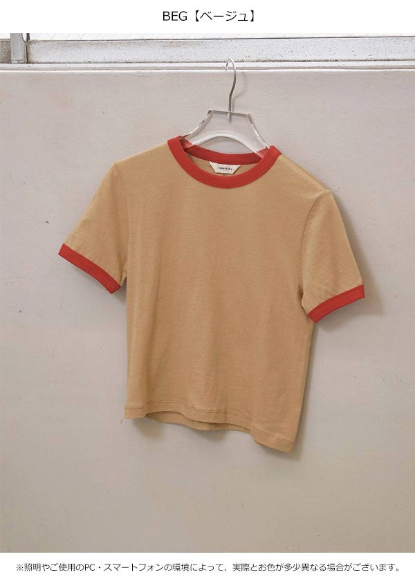 トゥデイフル TODAYFUL 2026springsummer トップス Compact Ringer Tee