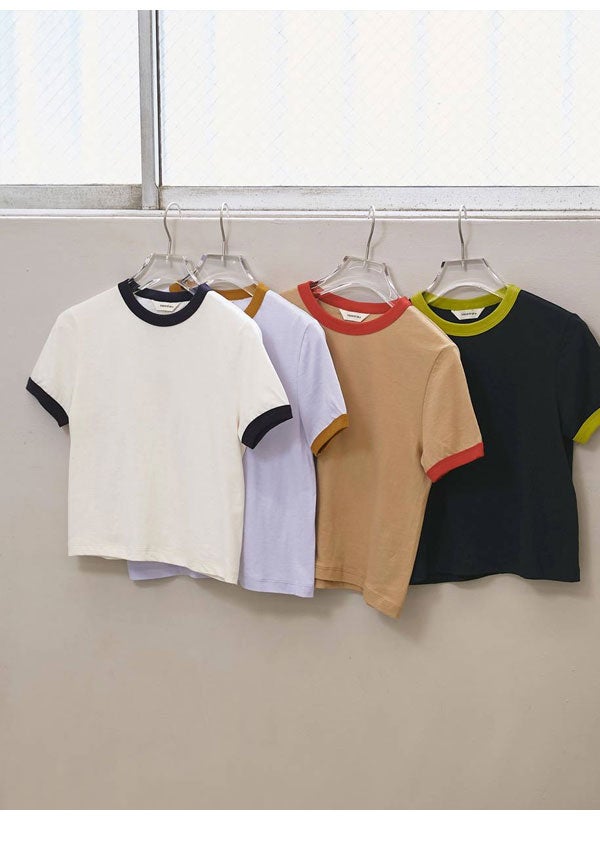 トゥデイフル TODAYFUL 2026springsummer トップス Compact Ringer Tee トゥデイフル TODAYFUL 2026springsummer トップス Compact Ringer Tee