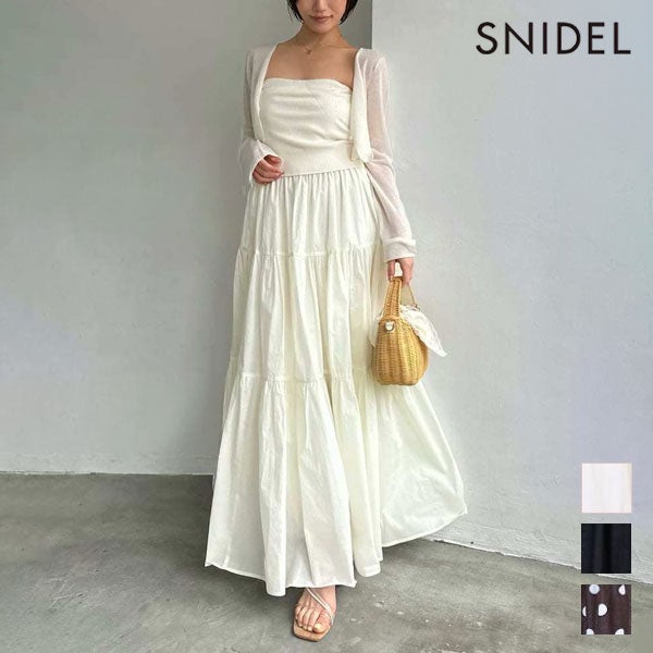 SALE30%OFF】【即納】スナイデル SNIDEL ワンピース 26春夏 ボリューム