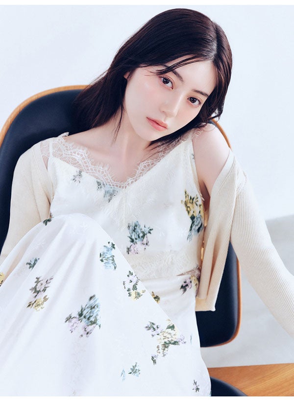 FRAY I.D（フレイアイディー）レーストリムキャミワンピース ドット S SALE40%OFF】【即納】 フレイアイディー FRAY I.D ワンピース 26春夏