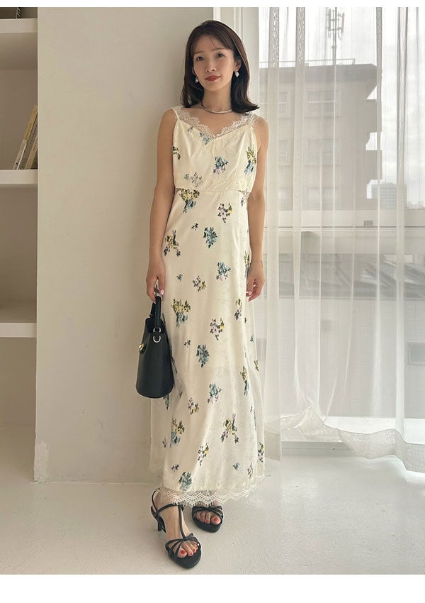 フレイアイディー レーストリムキャミワンピース　ドット SALE40%OFF】【即納】 フレイアイディー FRAY I.D ワンピース 26春夏
