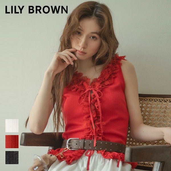 新作10%OFF】 リリーブラウン LILY BROWN トップス 26春夏 レース