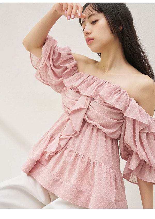 即納】 スナイデル SNIDEL トップス 26春夏 オフショルボリューム 