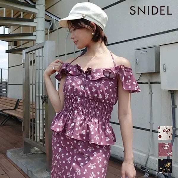 即納】スナイデル SNIDEL トップス 26春夏 Sustainableフルーツ 