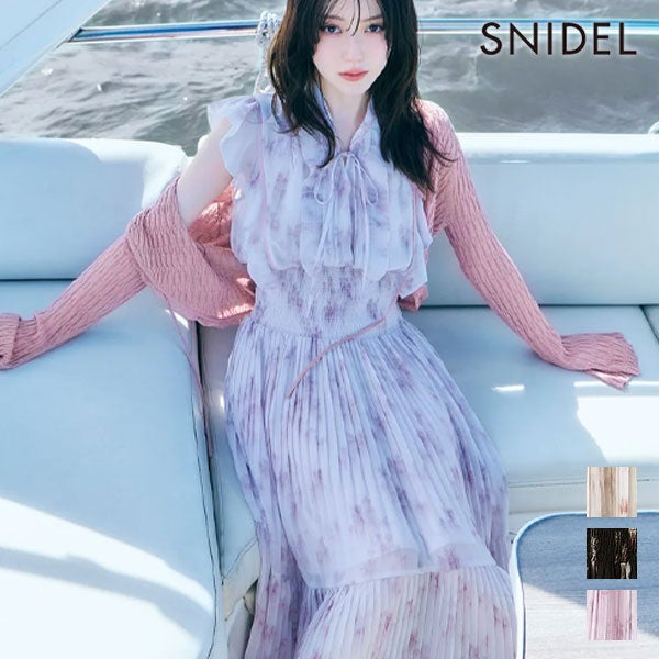 即納】スナイデル SNIDEL ワンピース 26春夏 Sustainableフリル