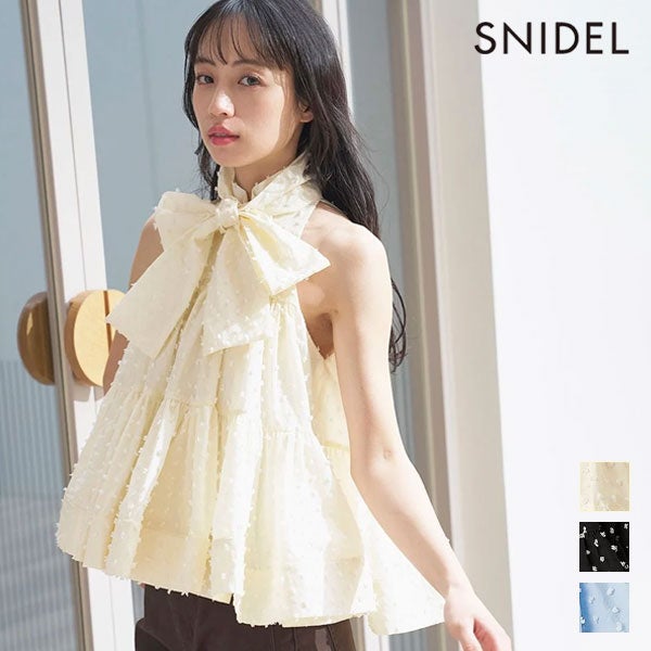 スナイデル SNIDEL トップス 26春夏 ドビードットティアードブラウス 5