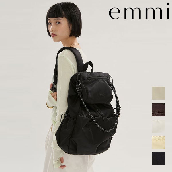 新作10%OFF】エミ emmi バッグ マルチユースバックパック 6月中旬～7月