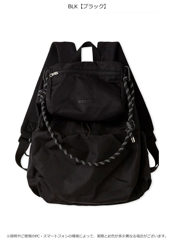 再入荷！】【即納】 エミ emmi バッグ マルチユースバックパック