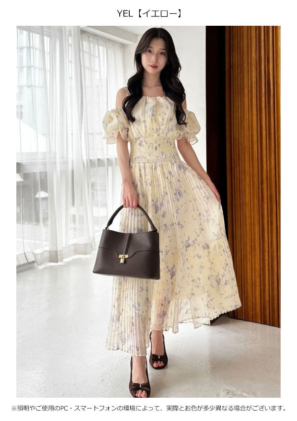 新作10 OFF 即納 スナイデル SNIDEL ワンピース 26春夏 Sustainableオフショルギャザーワンピース 2WAY ロング丈 半袖 ノースリーブ swfo262046