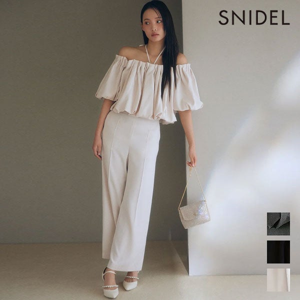 即納】スナイデル SNIDEL ワンピース 26春夏 バルーンディテール