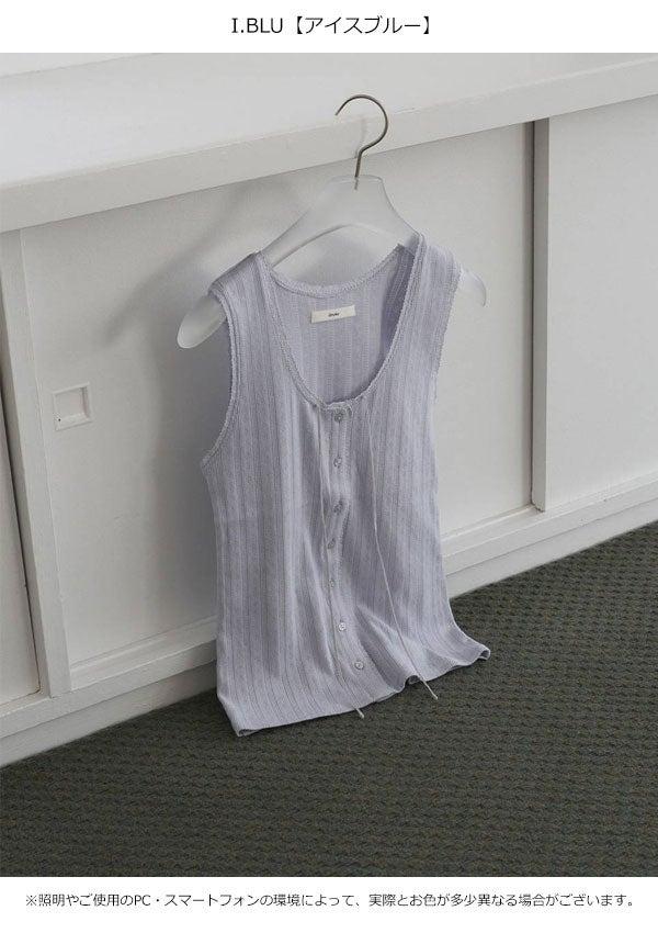 アンヌーク anuke 2026springsummer トップス Cut Lace Tanktop 一部6