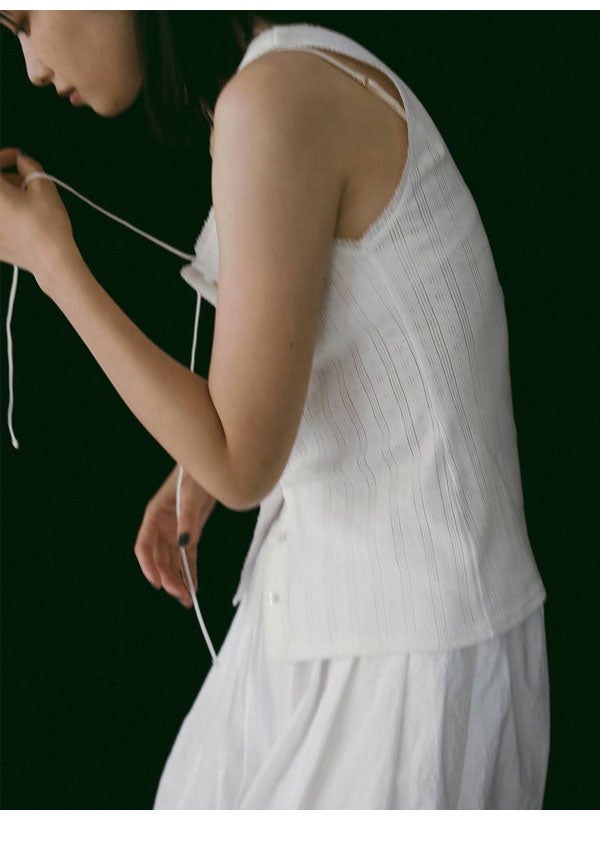 anuke Cut Lace Tanktop アンヌーク SALE40%OFF】【即納】アンヌーク anuke 2026springsummer トップス Cut