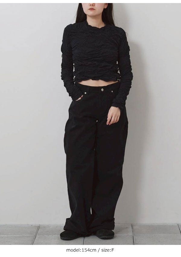 即納】トゥデイフル TODAYFUL 2026Winter トップス Shirring Long T