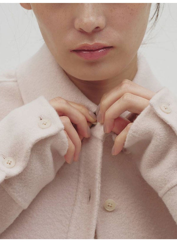 todayful ウールシャツジャケット　ベビーピンク 予約販売】トゥデイフル TODAYFUL 2026Winter トップス Wool Shirts