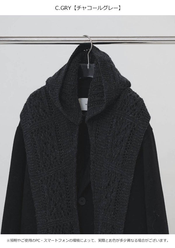 予約販売】トゥデイフル TODAYFUL 2026Winter 小物 Cable Hoodie