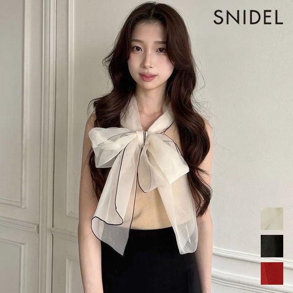 トップス snidel 新作10%OFF】【即納】 スナイデル SNIDEL トップス 26春夏 アメスリ