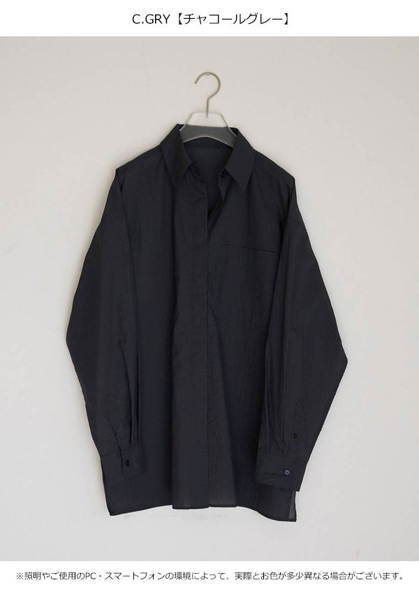 即納】アンヌーク anuke 2026Prefall トップス Sheer Ripstop Shirts