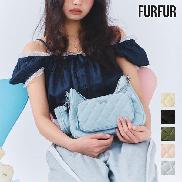 即納】ファーファー FURFUR バッグ 26秋冬 2SET撥水ナイロン 