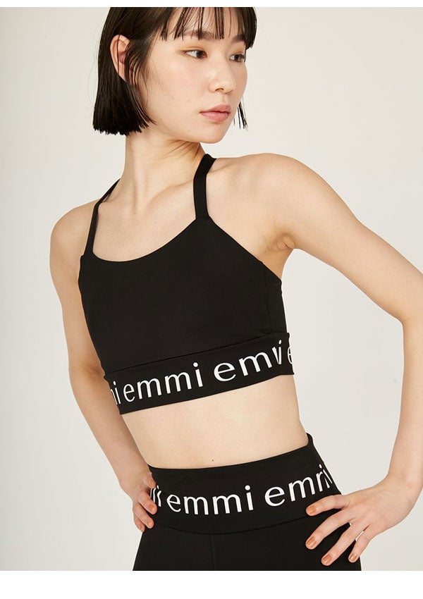 即納】エミ emmi トップス emmiロゴブラトップ インナー アンダー