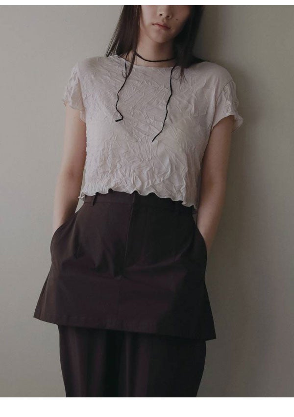 即納】アンヌーク anuke 2026Prefall トップス Mellow Short Tops 