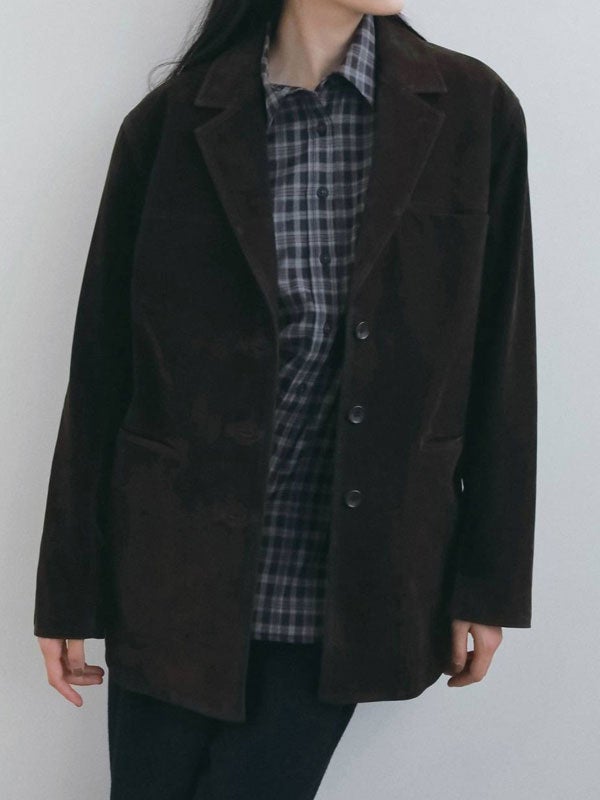 アンヌーク anuke 2026winter アウター Eco Suede Jacket 10月中旬～11