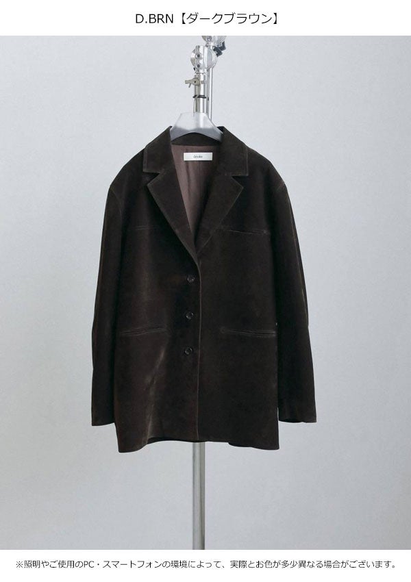 予約販売】アンヌーク anuke 2026winter アウター Eco Suede Jacket 10
