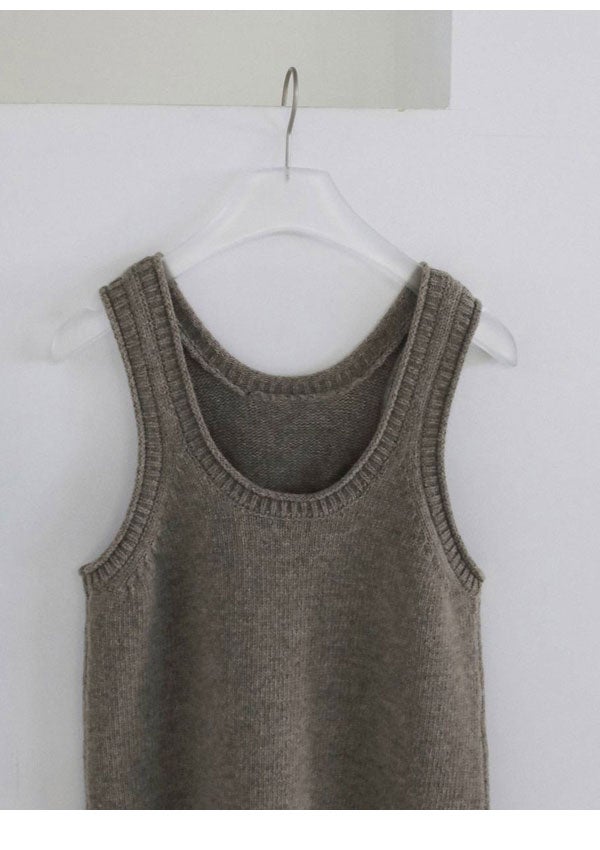 アンヌーク anuke 2026winter トップス Knit Long Tanktop 10月中旬