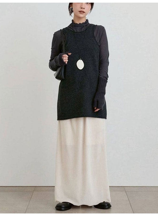 アンヌーク anuke 2026winter トップス Knit Long Tanktop 10月中旬