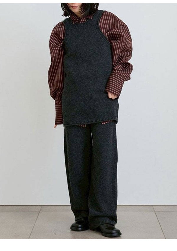 アンヌーク anuke 2026winter トップス Knit Long Tanktop 10月中旬