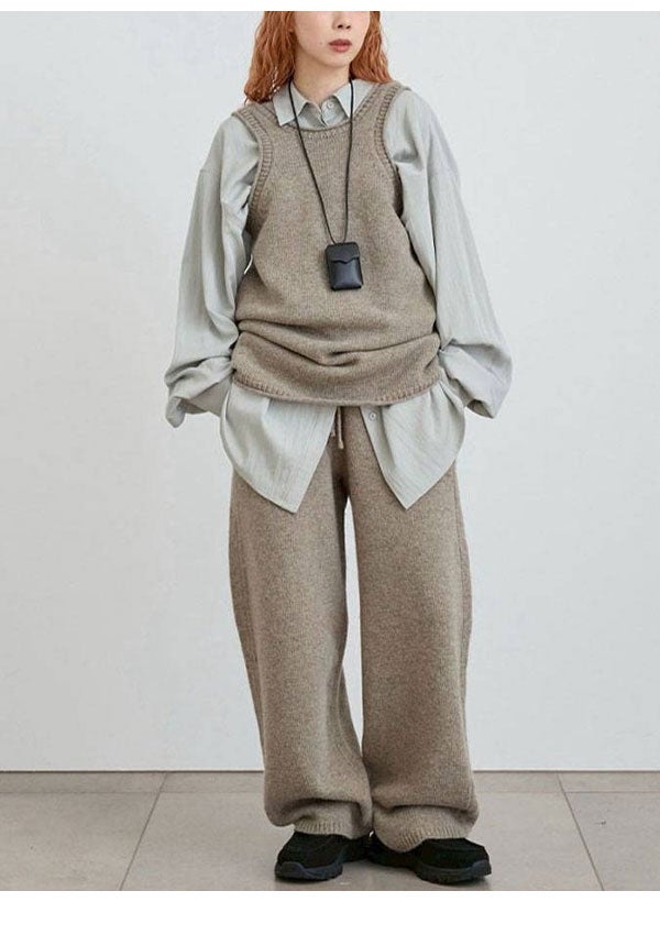 アンヌーク anuke 2026winter トップス Knit Long Tanktop 10月中旬