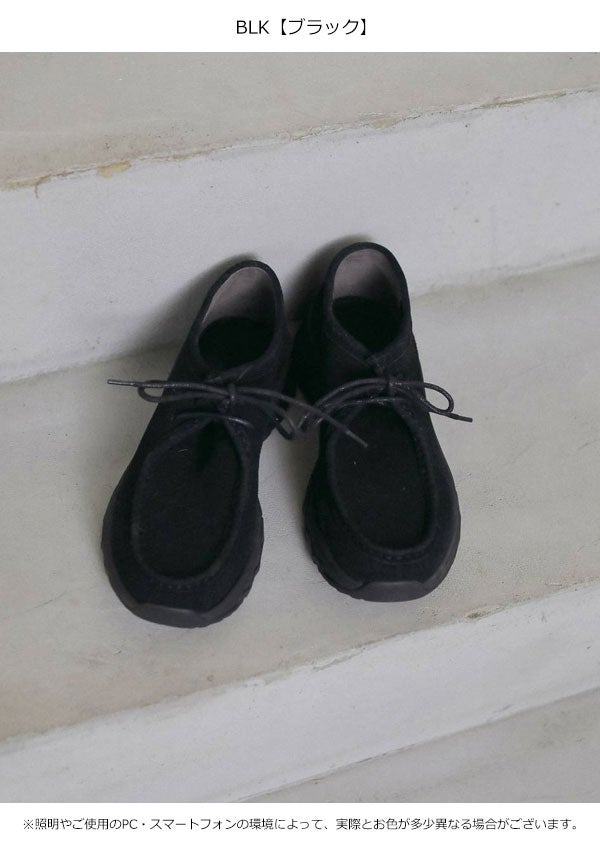 予約販売】アンヌーク anuke 2026winter 靴 Eco Suede Moccasin 10月