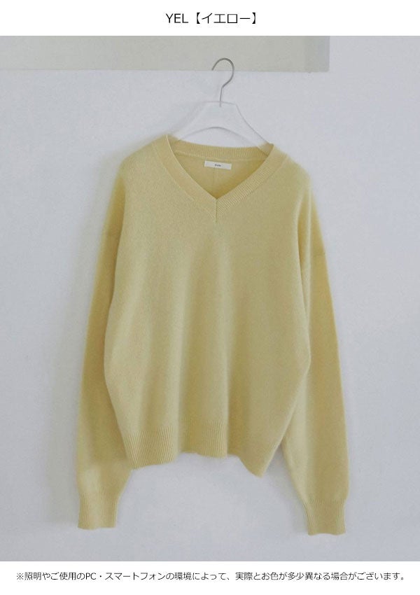 予約販売】アンヌーク anuke 2026winter トップス Wool Vneck Knit 10