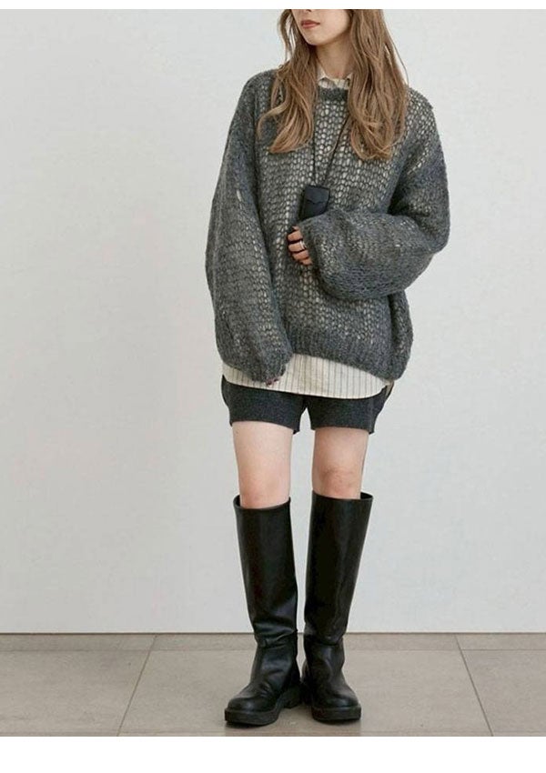 即納】アンヌーク anuke 2026winter ボトムス Wool Knit Bloomer