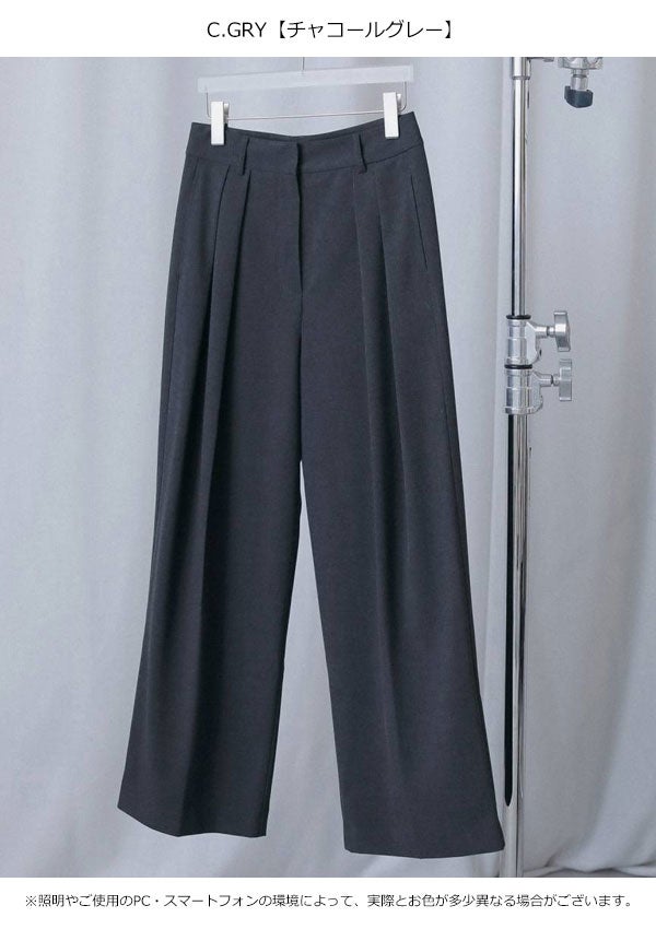 アンヌーク anuke 2026winter ボトムス Tuck Wide Pants 10月中旬～11