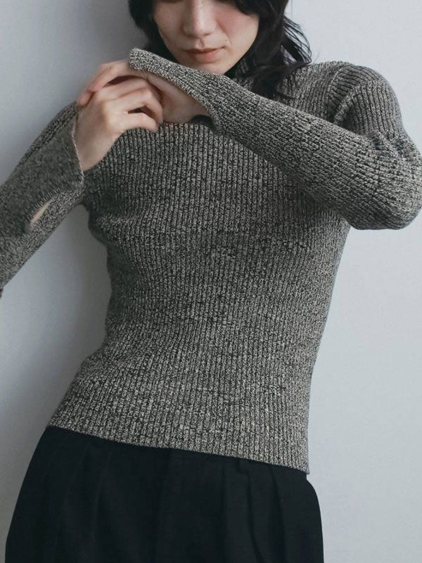 アンヌーク anuke 2026winter トップス Slit Turtle Knit 11月上旬
