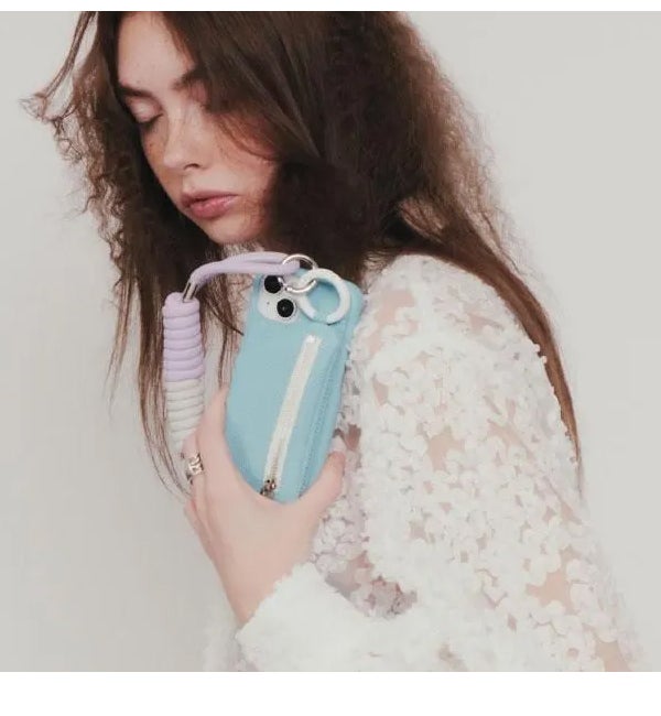 iPhone対応】 エジュー ajew cadenas zipphone case shoulder 一部10月
