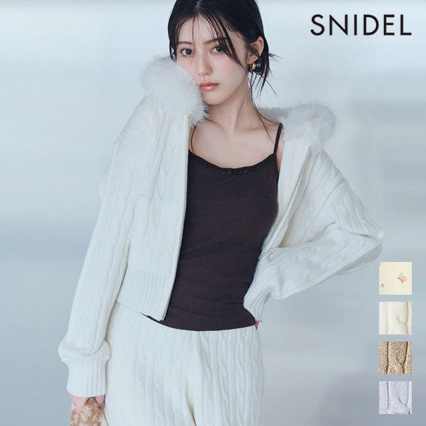 スナイデル SNIDEL 26秋冬 トップス 【セットアップ対応】ファーニット 