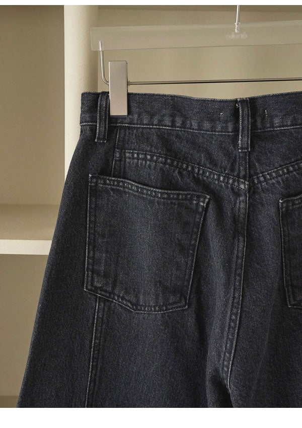 AW15 D02 マルチジップ　ブラックデニム　29 即納】 アンヌーク anuke 2026Prefall ボトムス Panel Black Denim