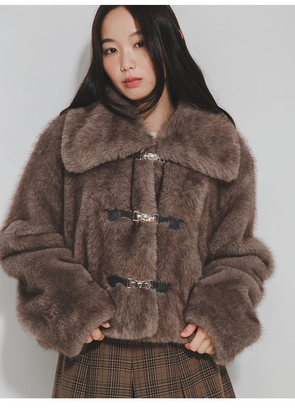 新作10%OFF】ファーファー FURFUR アウター 26秋冬 ビッグカラーエコ