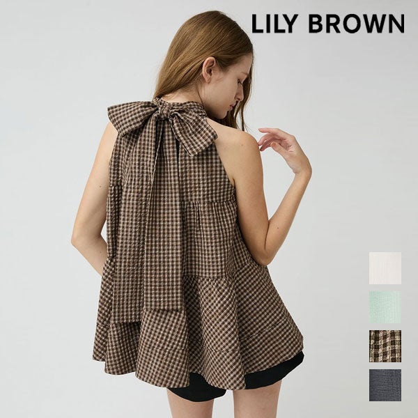 即納】リリーブラウン LILY BROWN トップス 26春夏 アメスリティアード