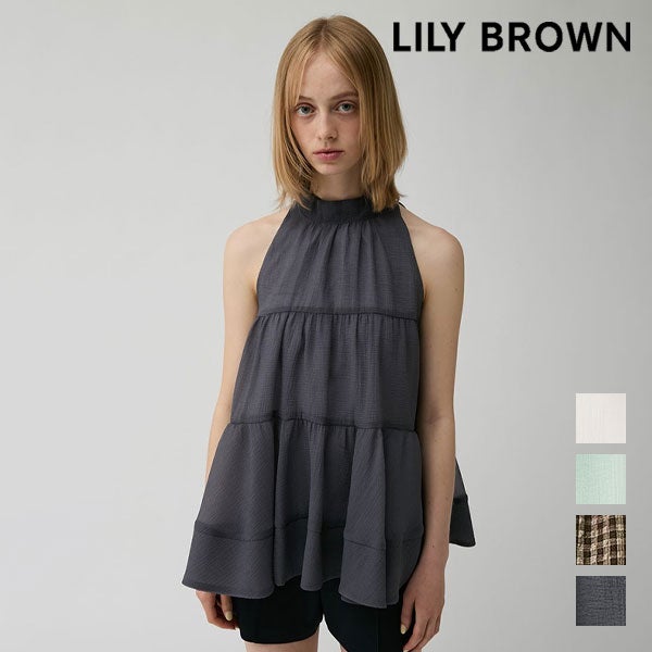 即納】リリーブラウン LILY BROWN トップス 26春夏 アメスリティアード 