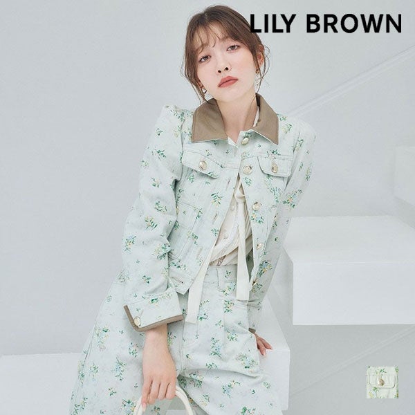 リリーブラウン LILY BROWN アウター 26秋冬 レザートリムクラシック 