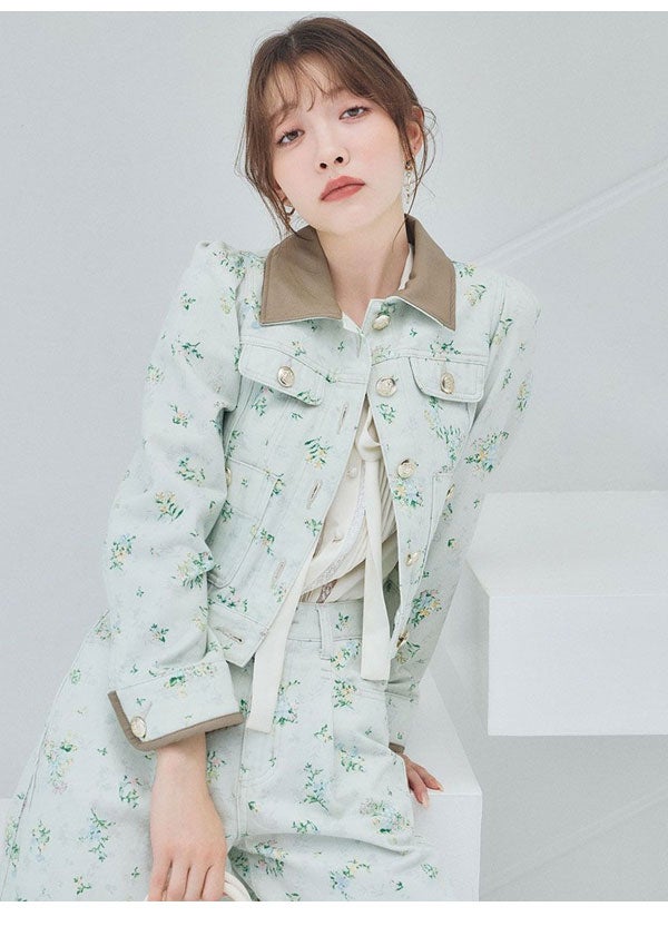即納】リリー ブラウン LILY BROWN アウター 26秋冬 レザートリム