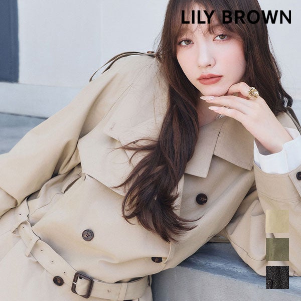 リリーブラウン LILY BROWN アウター 26秋冬 ファンネルネック2way