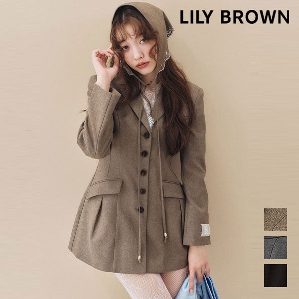 リリーブラウン LILY BROWN ワンピース 26秋冬 アタッチドレース