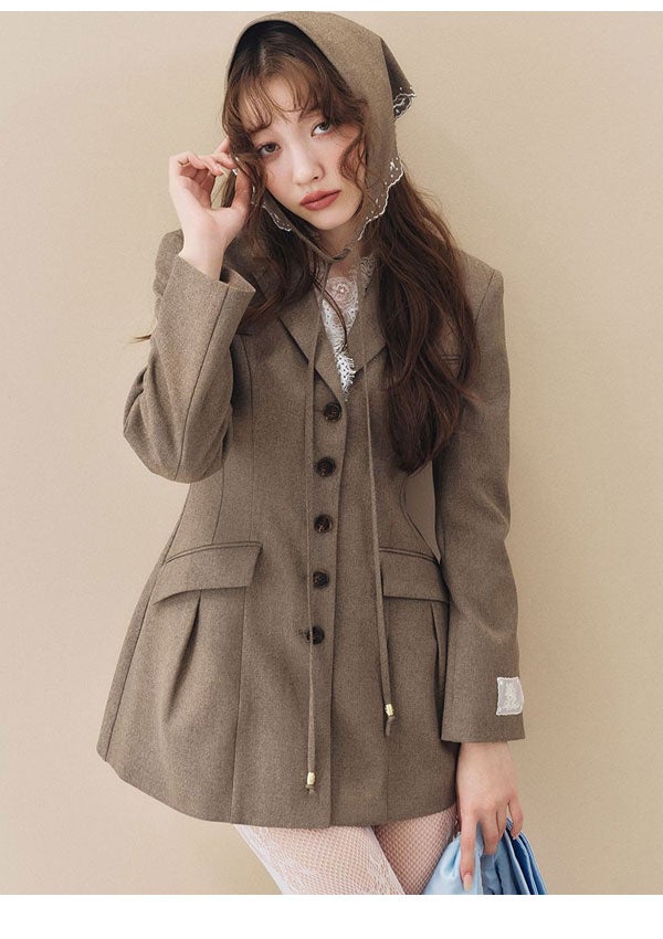 リリーブラウン LILY BROWN ワンピース 26秋冬 アタッチドレース