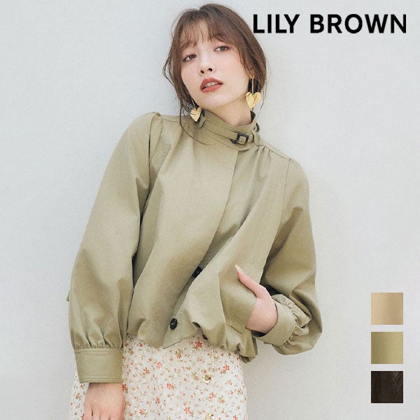 LILY BROUN アウター リリーブラウン LILY BROWN アウター 26秋冬 スタンドカラーバルーン