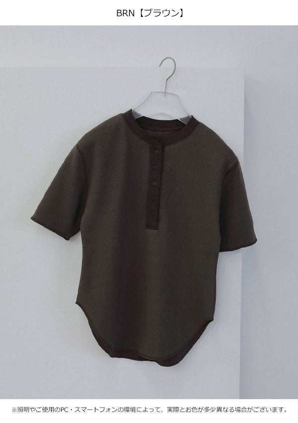 即納】アンヌーク anuke 2026Prefall トップス Halfsleeve Henley Tops