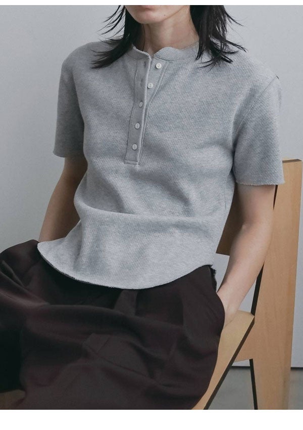 即納】アンヌーク anuke 2026Prefall トップス Halfsleeve Henley Tops